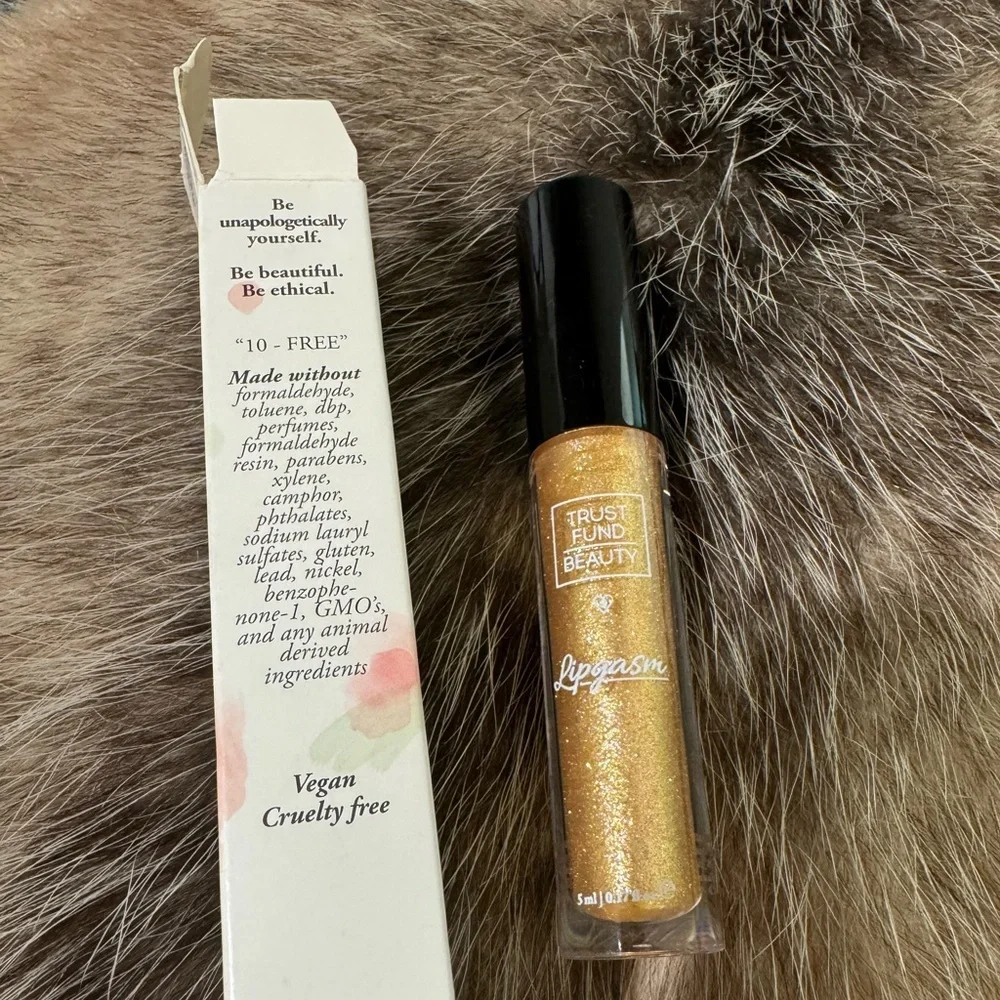 Lot of 3 “Trust Fund Beauty” Lipgasm Shimmer Lipgloss DRIPPING IN SUCCESS‎